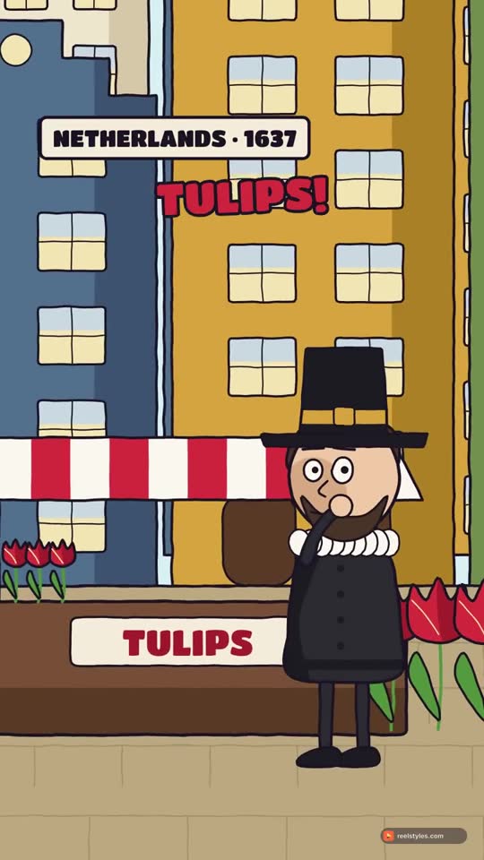 A frame from the Round-head toon vertical example film